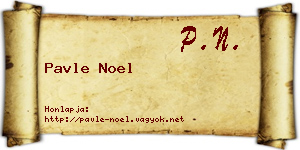Pavle Noel névjegykártya